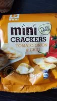 Mängden socker i Mini crackers Tomato, Onion & Chili
