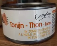 Mängden socker i Thon à l'huile de tournesol