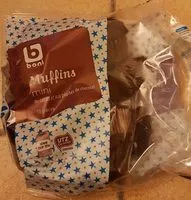Mängden socker i Muffin au cacao et pépites de chocolat