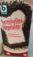 Mängden socker i Vermicelles Chocolat Noir