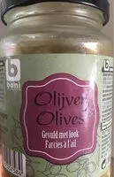 Mängden socker i Olives farcies à l'ail