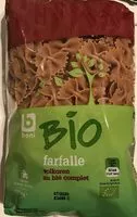 Mängden socker i Bio farfalle