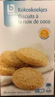 Mängden socker i Biscuit a la noix de coco