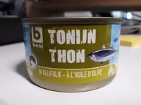 Mängden socker i Thon à l'huile d'olive 