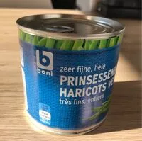 Mängden socker i Haricot vert Boni