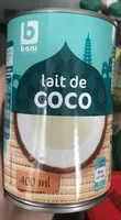 Mängden socker i Lait de coco
