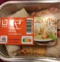 Mängden socker i Tongrolletjes in kreeftensaus