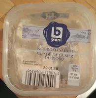 Mängden socker i Salade de la mer du Nord