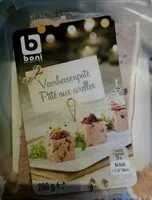 Mängden socker i Pâté aux airelles