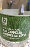 Mängden socker i Hele, voorgekookte aardappelen