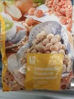 Mängden socker i Boulettes de viande hachée