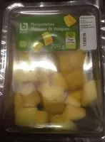 Mängden socker i Morceaux de mangues