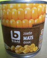 Mängden socker i Maïs doux