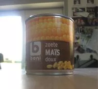 Mängden socker i Mais doux