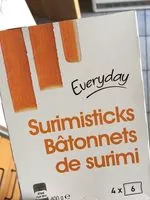Mängden socker i Surimi Battonnets