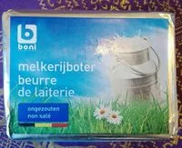 Mängden socker i Beurre de laiterie non salé