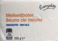 Mängden socker i Beurre de laiterie non salé