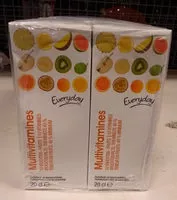 Mängden socker i Jus multivitamine