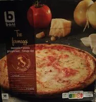 Mängden socker i Pizza tre formaggi