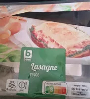 Mängden socker i Lasagne verde