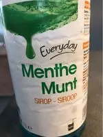 Mängden socker i Sirop de menthe