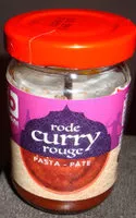 Mängden socker i Curry rouge pâte