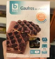 Mängden socker i Gaufres au chocolat
