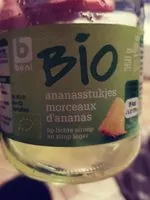 Mängden socker i Morceaux d'ananas bio