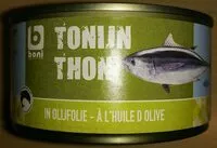 Mängden socker i Thon à l'huile d'olive