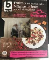 Mängden socker i Mélange fe fruits aux noix et aux graines