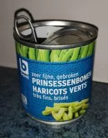 Mängden socker i Haricots verts  très fins, brisés 200g
