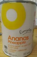Mängden socker i Ananas