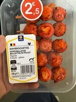 Mängden socker i Minibrochette poulet