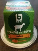 Mängden socker i Boni fromage de chèvre au miel