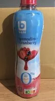 Mängden socker i Grenadine-cranberry 0%