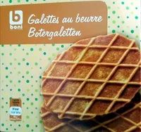 Mängden socker i Galettes au beurre