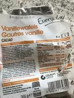 Mängden socker i Gaufres vanille cacao