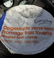 Mängden socker i Fromage frais fouetté sucré