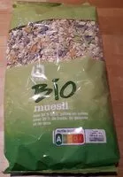 Mängden socker i Muesli Bio 30% de fruits, noix et graines