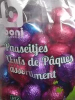 Mängden socker i Œufs de pâques assortiment
