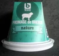 Mängden socker i Fromage de brebis nature