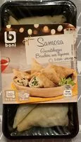 Mängden socker i Samosa aux légumes