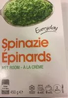 Mängden socker i Epinards à la creme