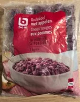 Mängden socker i Choux rouges aux pommes