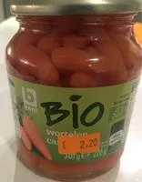Mängden socker i Carottes cuites bio
