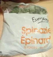 Mängden socker i Épinards en portion