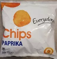 Mängden socker i chips paprika