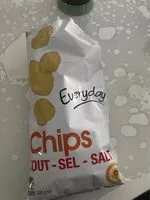Mängden socker i Everyday chips zout