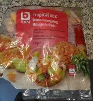 Mängden socker i Tropical mix