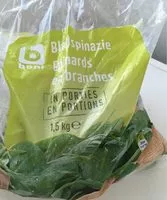 Mängden socker i Épinards en branches